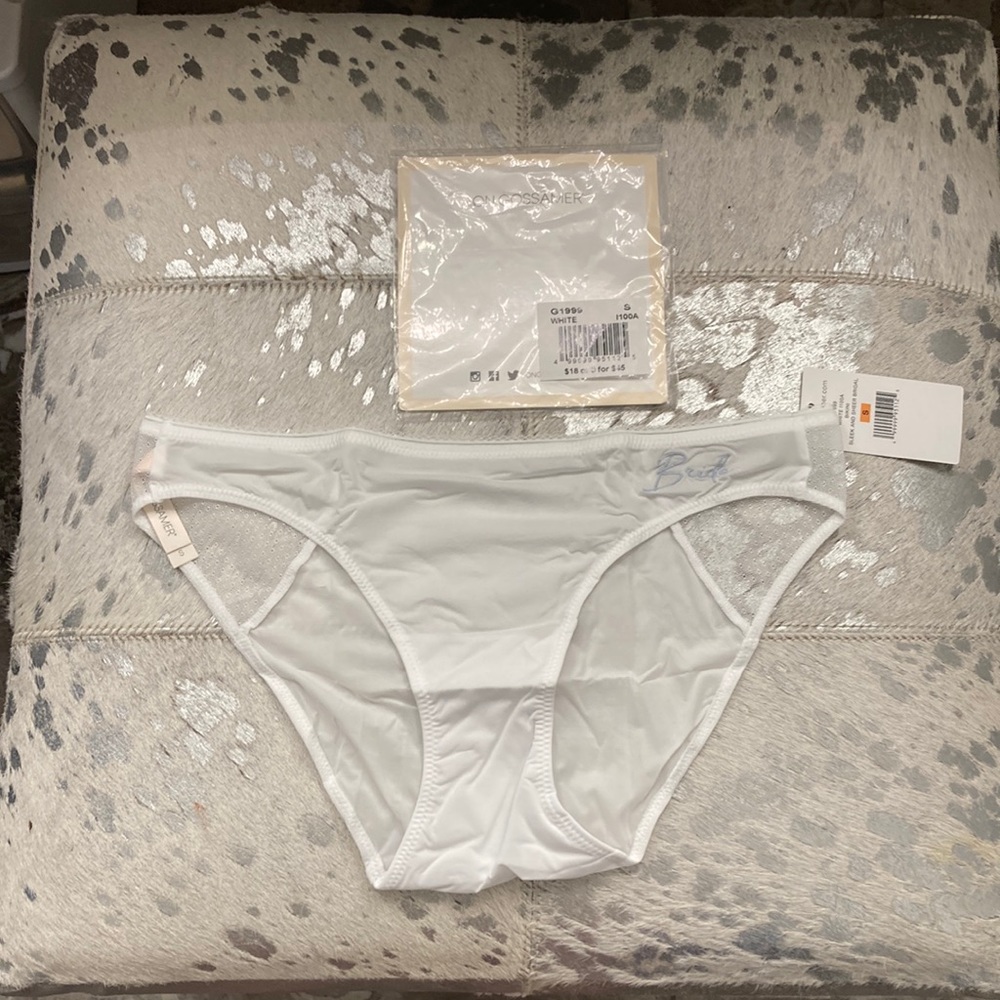 NWT On Gossamer “Bride” Panty Sz SM